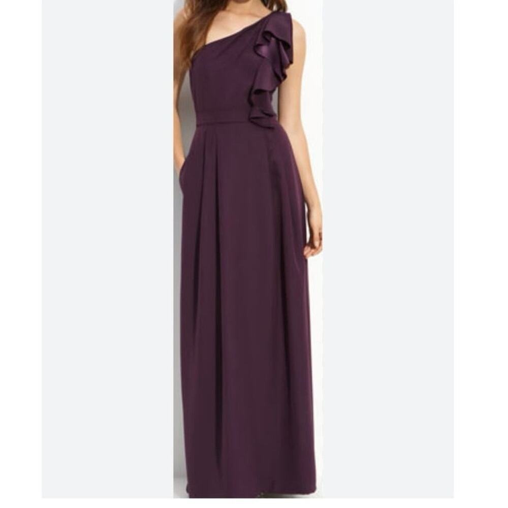 New Lela Rose One Shoulder Dress
